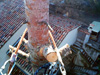 Démontage pin sur toiture